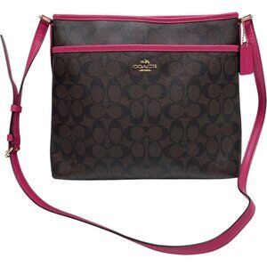 Coach Signature File Crossbody Bag
